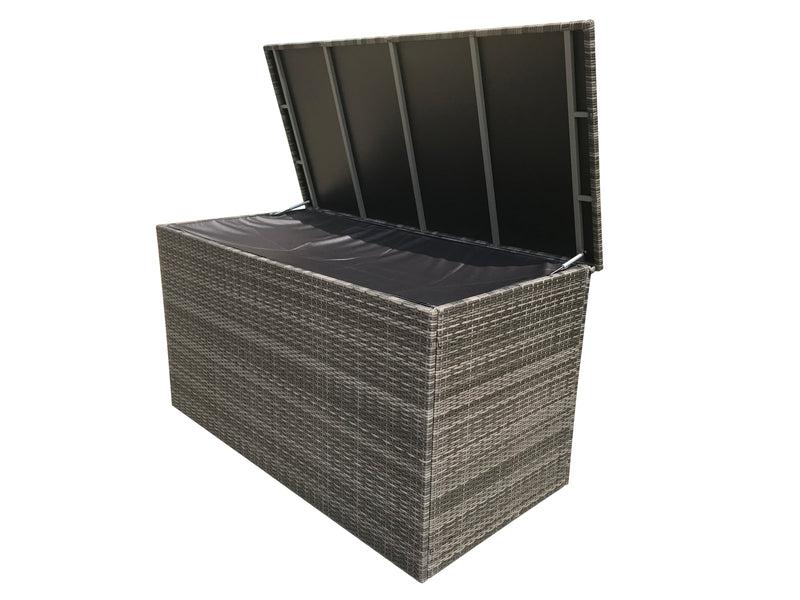 Cushion Box - Large Cushion Box Flat Grey Weave - The Pack Design