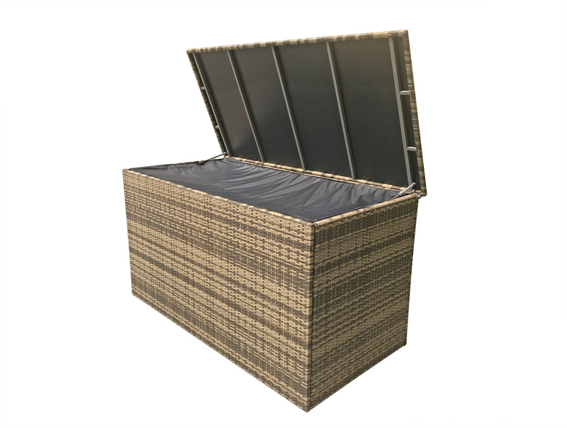 Cushion Box - Large Cushion Box Flat Brown Weave - The Pack Design