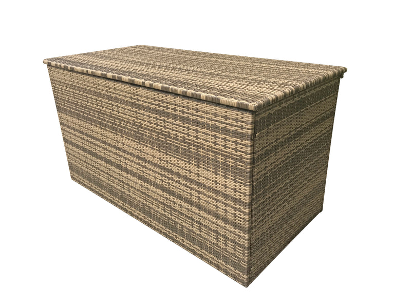 Cushion Box - Large Cushion Box Flat Brown Weave - The Pack Design