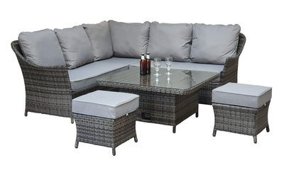 Francesca Corner Dining Sofa With Lift Table - The Pack Design