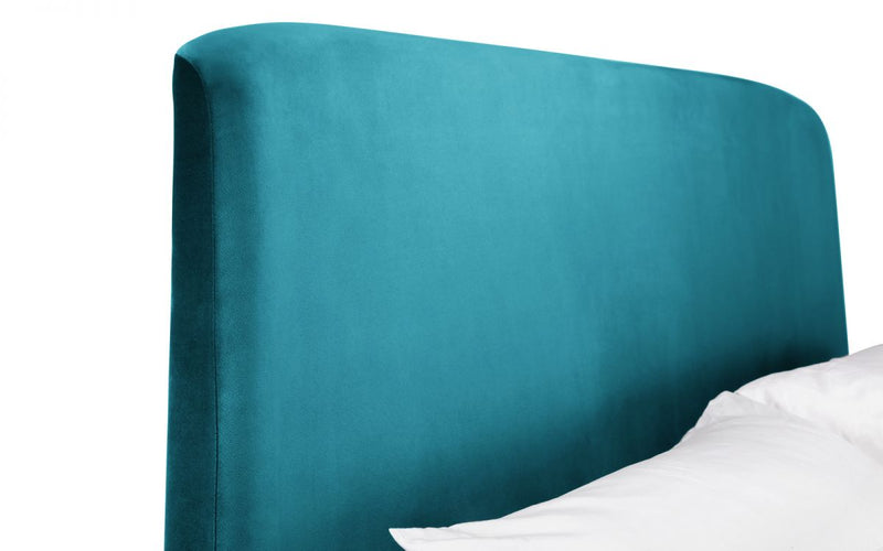 Frida Storage Ottoman Double Bed - Teal