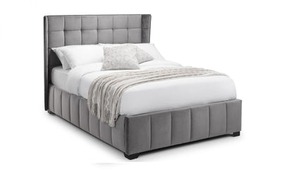 Gatsby Double Bed - Light Grey