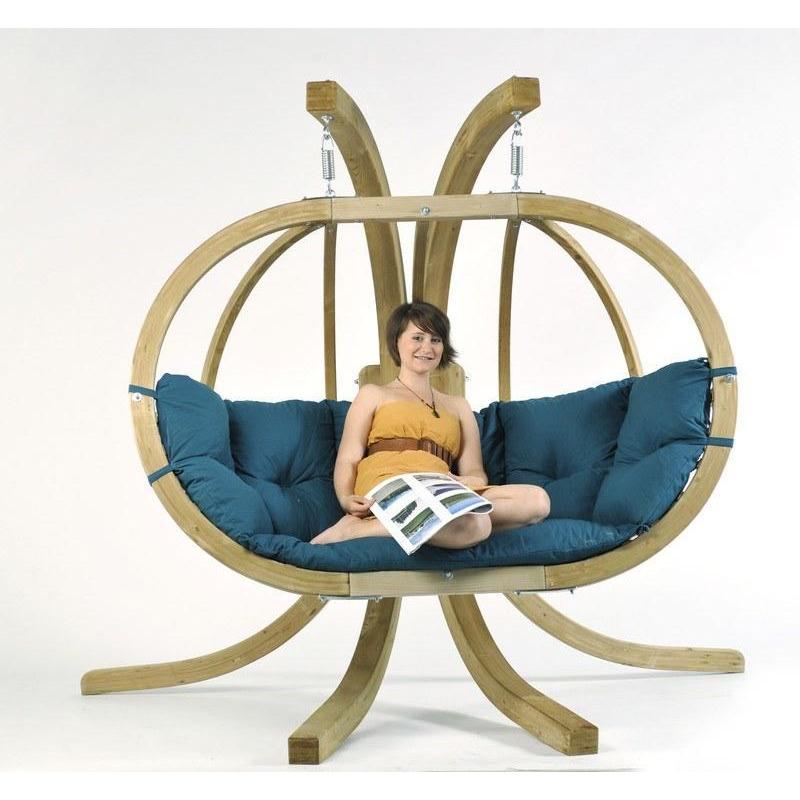 Globo Royal Green Double Seater Hanging Chair - Amazonas Online UK