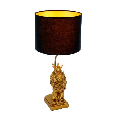 Lion Gold Table Lamp - The Pack Design