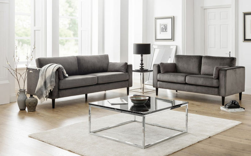 Hayward Velvet 3 Seater Sofa - The Pack Design