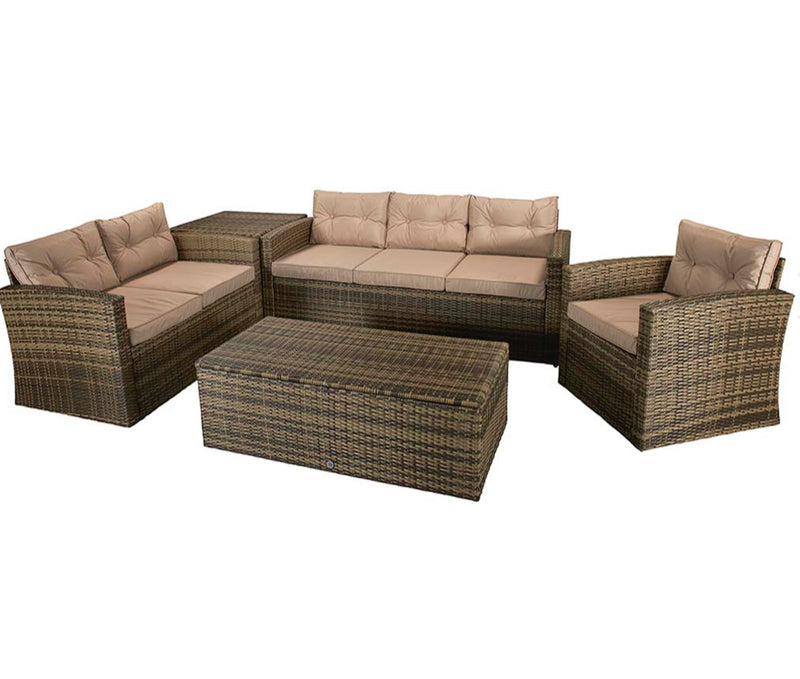 Holly Sofa Set in mixed brown - The Pack Design