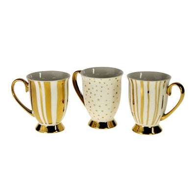 Set of 3 Dots & Stripes Mug - The Pack Design
