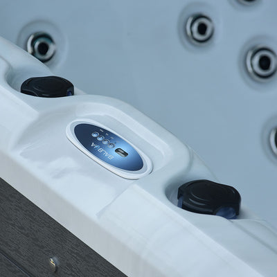 Palm Spas Dual Lounger 3 Seat Hot Tub - The Pack Design