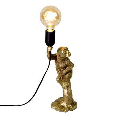 Gold Monkey Table Lamp - The Pack Design