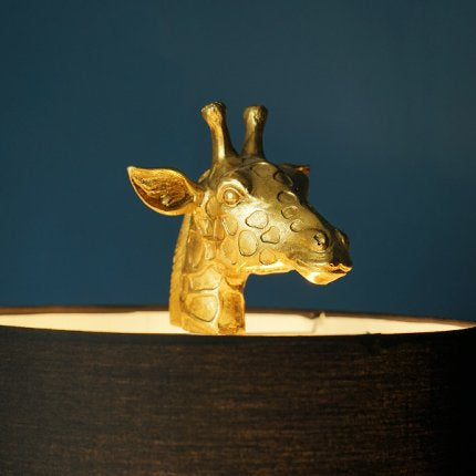 Giraffe Gold/Black Table Lamp - The Pack Design