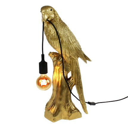 Tommy Bird Gold Table Lamp - The Pack Design