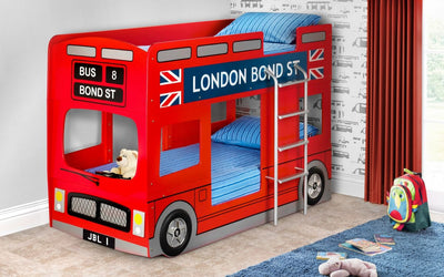 London Bus Bunk Bed - The Pack Design