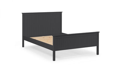 Maine Double Bed - Anthracite