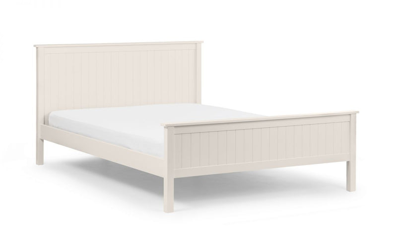 Maine King Bed - Surf White