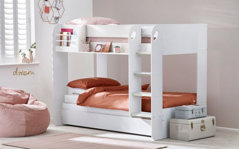Mars Bunk & Underbed - All White - The Pack Design