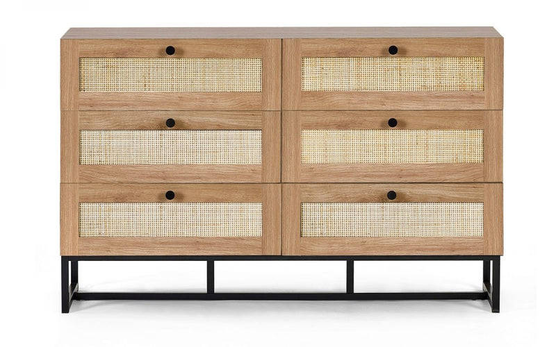 Padstow 6 Drawer Chest - Oak