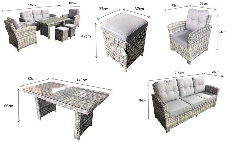 Amy Sofa Dining Set - The Pack Design