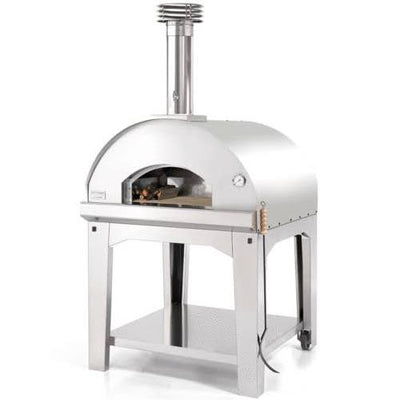 Fontana Marinara Stainless Steel Wood Pizza Oven Including Trolley - The Pack Design
