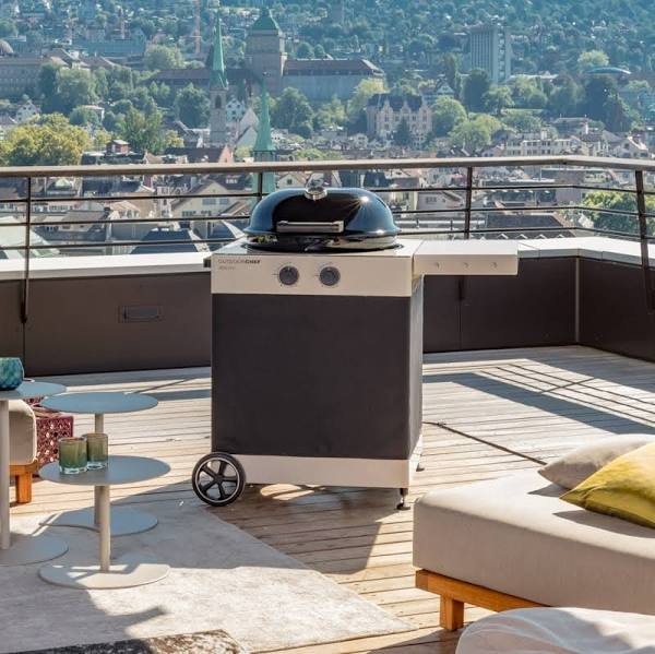 Outdoor Chef Arosa 570 G TEX Gas Kettle Barbecue - The Pack Design