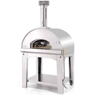 Fontana Mangiafuoco Stainless Steel Wood Pizza Oven Including Trolley - The Pack Design