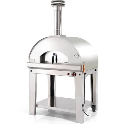 Fontana Mangiafuoco Stainless Steel Gas Pizza Oven Including Trolley - The Pack Design