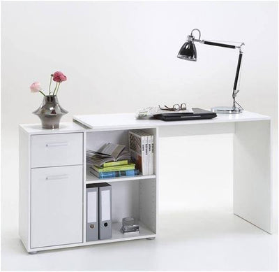 Carin Corner Flexi Desk White