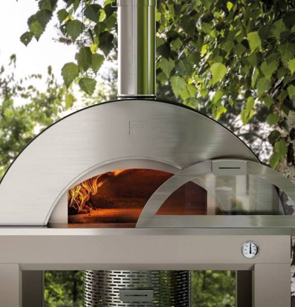 Fontana Bellagio Wood Pizza Oven Including Trolley - The Pack Design