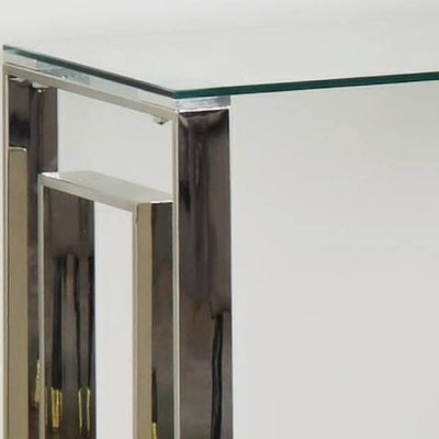 Milano Silver Plated Console Table
