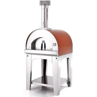 Fontana Margherita Rosso Wood Pizza Oven Including Trolley - The Pack Design