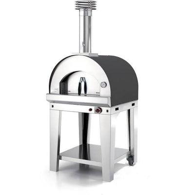 Fontana Margherita Anthracite Gas Pizza Oven Including Trolley - The Pack Design