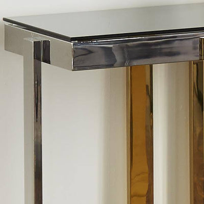Nexus Gold and Silver Console Table