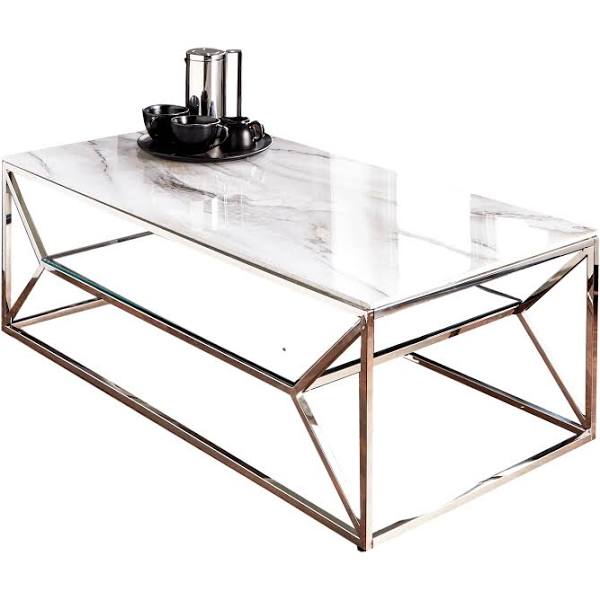 Marble Glass Coffee Table