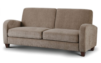 Vivo 3 Seater Sofa in Mink Chenille - The Pack Design
