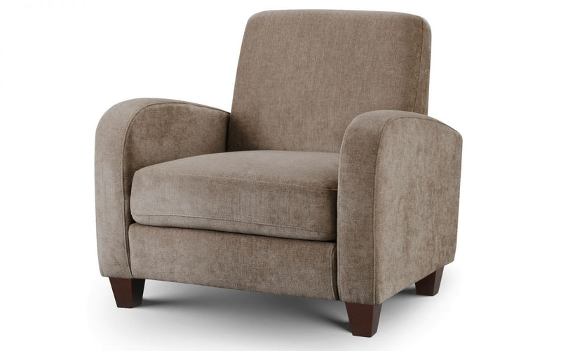 Vivo Chair in Mink Chenille - The Pack Design